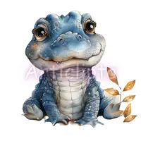 Video preview of Baby Animal Watercolor Mega Bundle. Slideshow featuring 30+ creatures like elephants and monkeys. Isolated PNGs for commercial use.