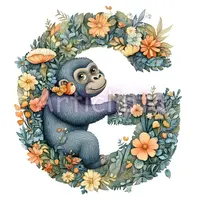 Video preview of Animal Alphabet Letters Mega Bundle. Slideshow featuring 30 decorative initials with cute creatures. Isolated PNGs for classroom decor.