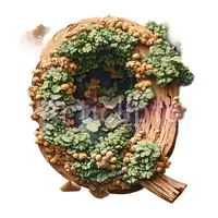 Video preview of Oak Wood Fungi Alphabet Collection Bundle. Slideshow featuring forest mushroom themed letters. Isolated PNGs for educational resources.