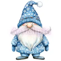 Video preview of Winter Themed Gnome Clipart Mega Bundle. Slideshow featuring a large collection of gnomes in various colors. For seasonal planners.