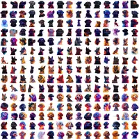 Full collection preview of German Shepherd and Black Labrador clipart. Dark aesthetic with vibrant neon highlights, ideal for tumbler wraps and sublimation designs.
