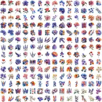 Grid view showing huge variety of watercolor flower clipart including roses and wildflowers. Colorful floral assortment perfect for wedding invitations and scrapbooking.